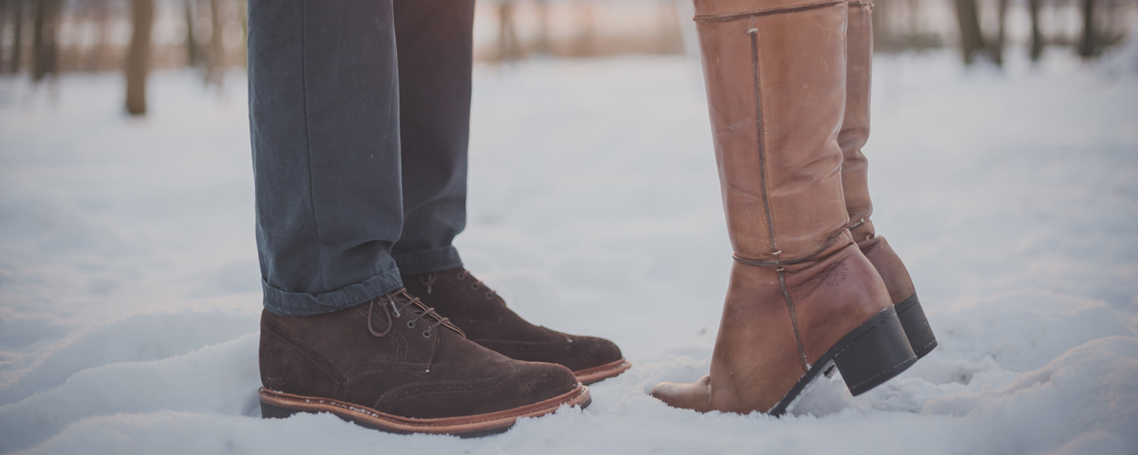 Couple in the snow