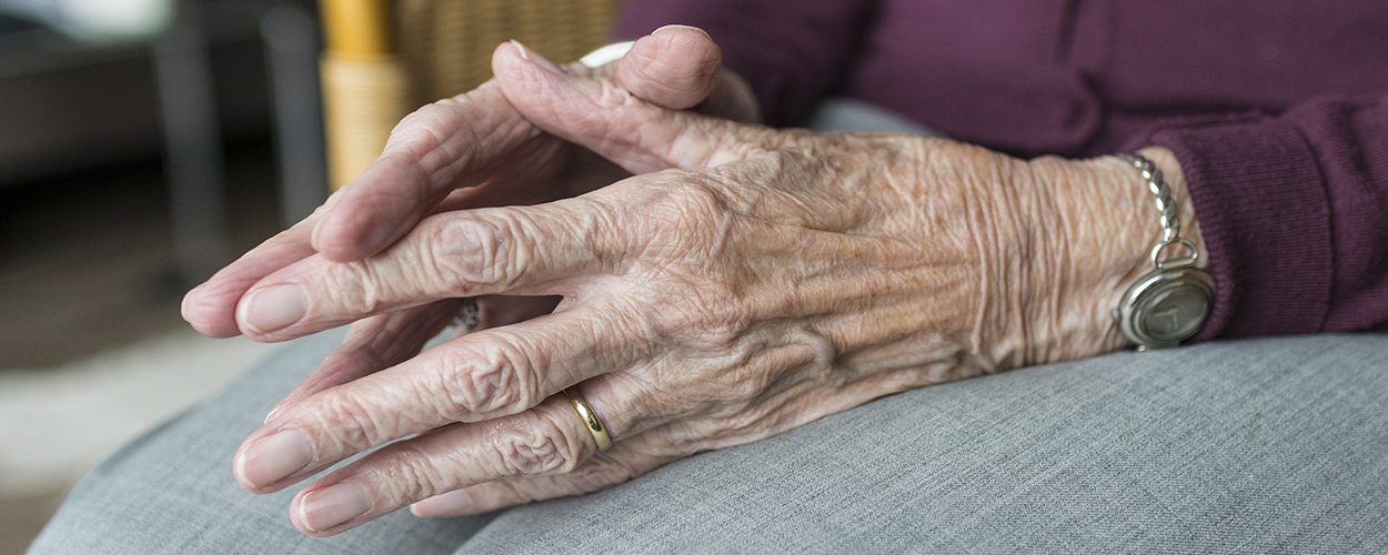 Elderly hands