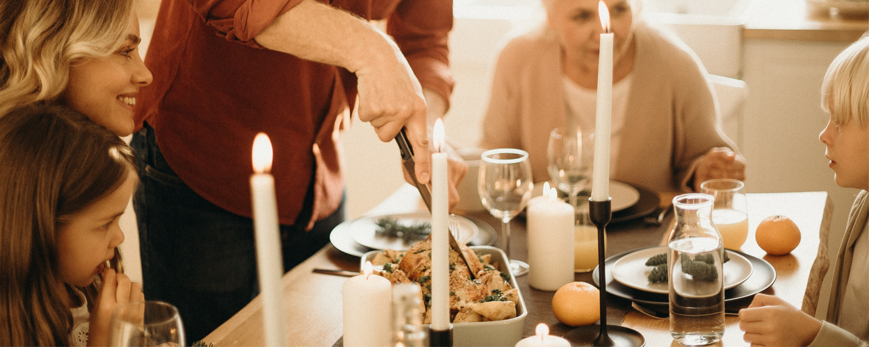 Family Meal To Prevent Isolation