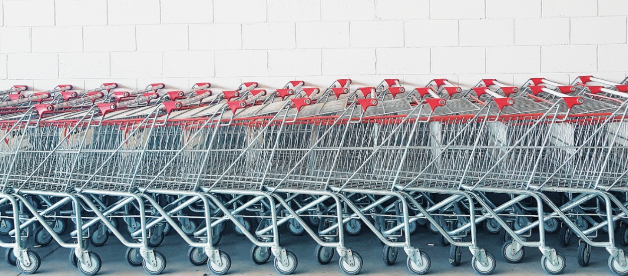 Shopping carts for groceries