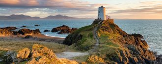 Lighthouse on a cliff