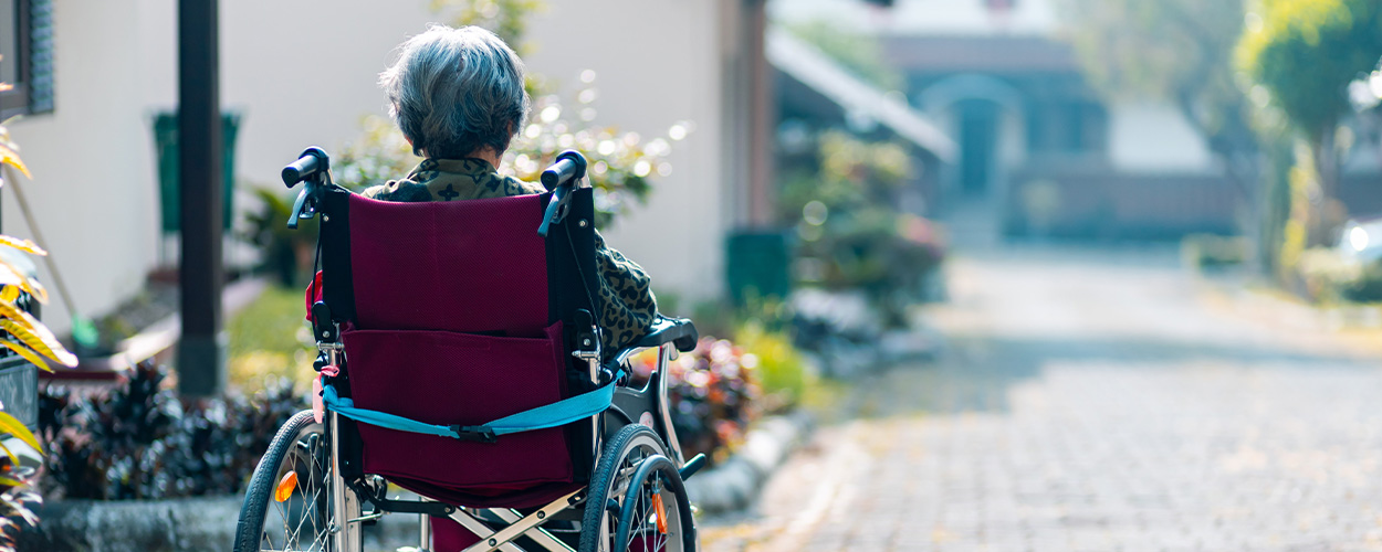 woman in a wheelchair one of the best daily living aids