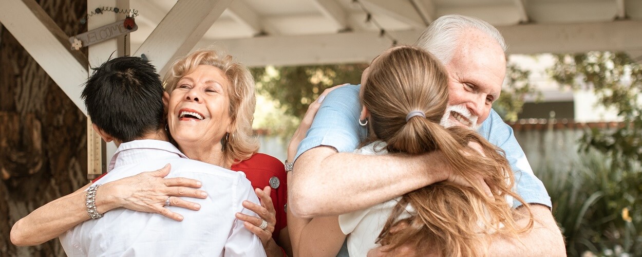 visiting family to stay connected to loved ones